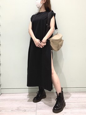 「FIG&VIPER（フィグアンドバイパー）のアイテム（ワンピース/ドレス）」を使った、FIG&VIPER_WAKANOさん（レディース・157cm）の夏コーディネート