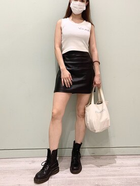 「FIG&VIPER（フィグアンドバイパー）のアイテム（トートバッグ）」を使った、FIG&VIPER_WAKANOさん（レディース・157cm）の夏コーディネート