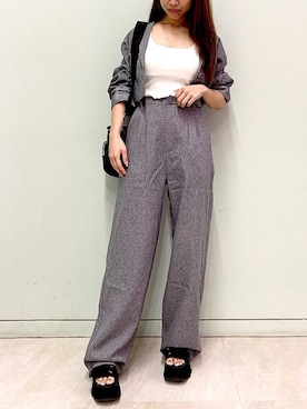 「FIG&VIPER（フィグアンドバイパー）のアイテム（その他アウター）」を使った、FIG&VIPER_WAKANOさん（レディース・157cm）の夏コーディネート