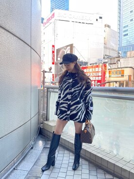 「FIG&VIPER（フィグアンドバイパー）のアイテム（ジャケット/アウター）」を使った、FIG&VIPER_WAKANOさん（レディース・157cm）の冬コーディネート