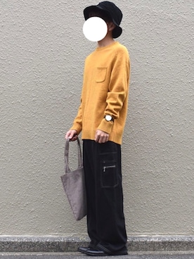 「ダニエルウェリントン」｜「アイテム（帽子）」を使った、みっち~さん（メンズ・166cm）の秋コーディネート