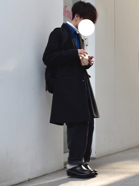 「トロエントープ」｜「アイテム（ジャケット/アウター）」を使った、みっち~さん（メンズ・166cm）の冬コーディネート