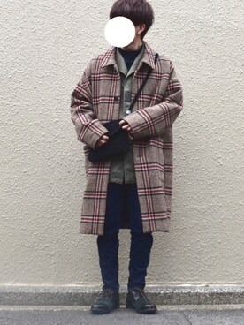「軍物」｜「アイテム（その他）」を使った、みっち~さん（メンズ・166cm）の春コーディネート