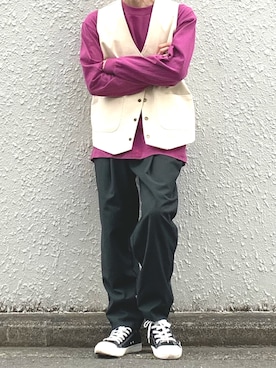 みっち~さん(メンズ・166cm)の春コーディネート