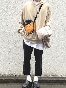「トロエントープ」｜「アイテム（その他）」を使った、みっち~さん（メンズ・166cm）の春コーディネート