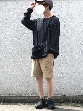 「revertical（リバーティカル）のアイテム」を使った、みっち~さん（メンズ・166cm）の夏コーディネート