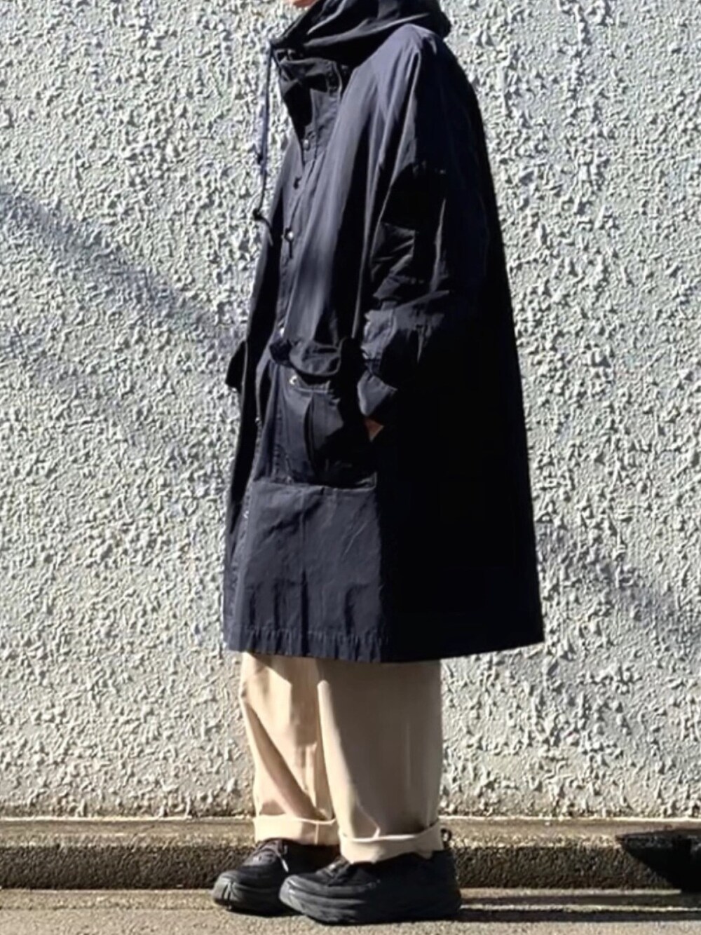 「シンプル、ootd、KOE、ホカオネオネ、アンクルパンツ、ベージュ、低身長男子、低身長コーデ、GU、プチプラ」｜「Instagram🌸のアイテム（その他、その他）」を使った、みっち~さん（メンズ・165cm）の冬コーディネートの1枚目の写真