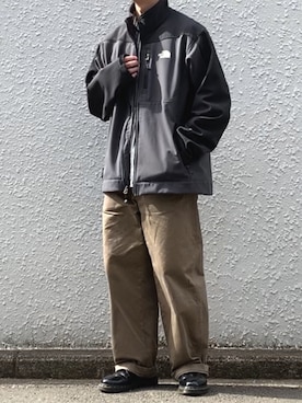 「northface」｜「アイテム（ブルゾン）」を使った、みっち~さん（メンズ・165cm）の冬コーディネート
