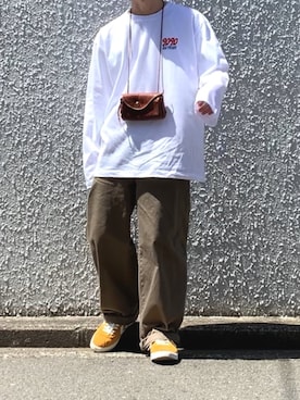 「Ain Soph（アインソフ）のアイテム」を使った、みっち~さん（メンズ・165cm）の春コーディネート