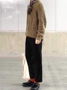 「トロエントープ」｜みっち~さん（メンズ・165cm）の冬コーディネート