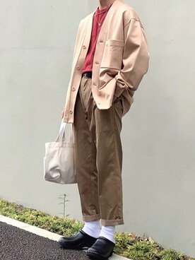 「トロエントープ」｜みっち~さん（メンズ・165cm）の春コーディネート