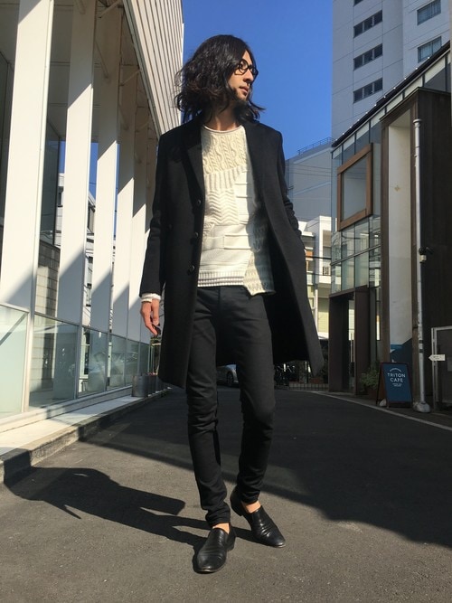 パッチワークニット（ニット/セーター）｜5351 POUR LES HOMMES（ゴー