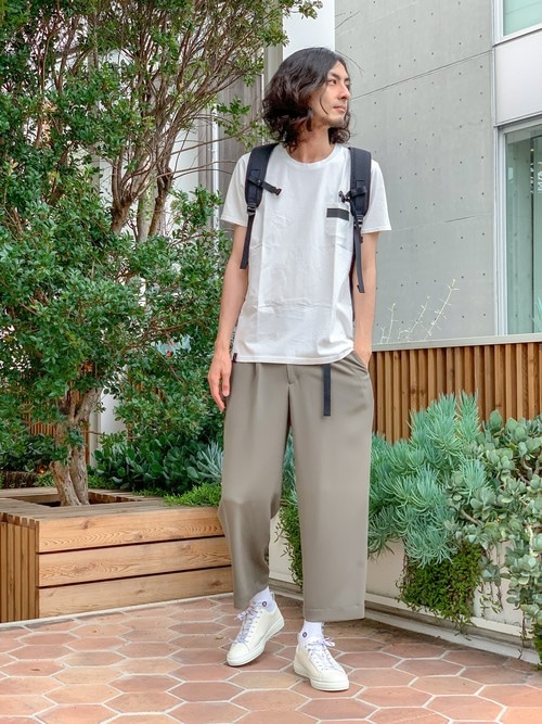 セール】ダブルクロス クロップド ワイドパンツ（その他パンツ）｜5351