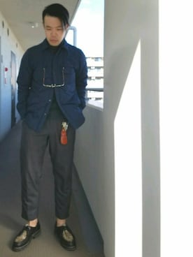 「united arrows」｜「アイテム（その他）」を使った、RYuZInさん（メンズ・166cm）の冬コーディネート