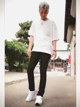 モコ太郎さん（メンズ・173cm）の春コーディネート