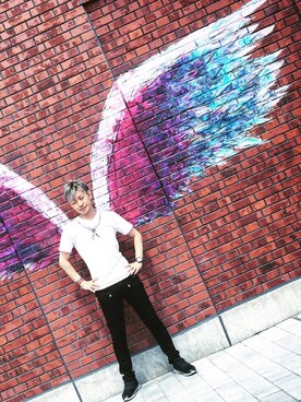 モコ太郎さん（メンズ・173cm）の夏コーディネート