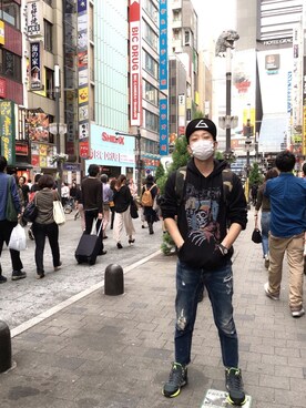 モコ太郎さん（メンズ・173cm）の秋コーディネート