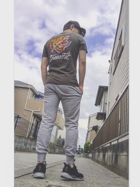 モコ太郎さん（メンズ・173cm）の夏コーディネート