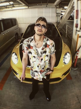 「quay（キー）のアイテム」を使った、モコ太郎さん（メンズ・173cm）の夏コーディネート