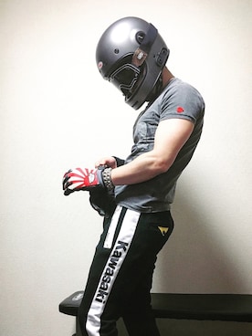 モコ太郎さん（メンズ・173cm）の夏コーディネート