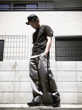 モコ太郎さん（メンズ・173cm）の夏コーディネート