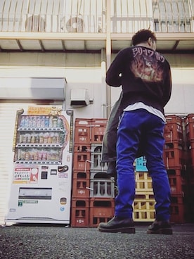 モコ太郎さん（メンズ・173cm）の冬コーディネート