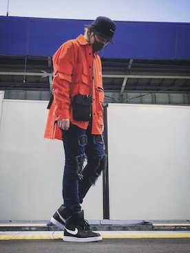 モコ太郎さん(メンズ・173cm)の春コーディネート