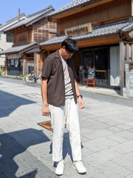 やしーさん（メンズ・180cm）の夏コーディネート