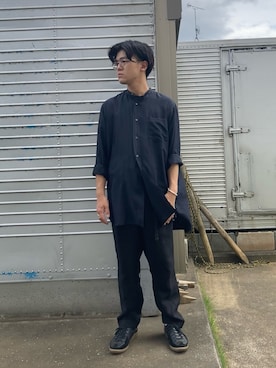 「Scye（サイ）のアイテム（パンツ）」を使った、ふーごさん（メンズ・170cm）の夏コーディネート