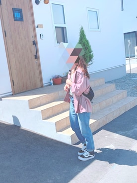 「アプレジュール」｜「アイテム（ボディバッグ/ウエストポーチ）」を使った、r i n さん（レディース・150cm）の夏コーディネート