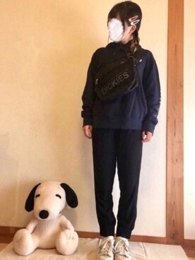 「Hurley （ハーレー）のアイテム（パンツ）」を使った、はゆさん（レディース・154cm）の秋コーディネート