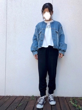 「Hurley （ハーレー）のアイテム（パンツ）」を使った、はゆさん（レディース・154cm）の秋コーディネート