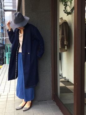 「CHARM BERRY TIC（チャームベリーチック）のアイテム」を使った、libelle more staffさん（レディース・158cm）の冬コーディネート