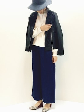 「MARBLE WALTS（マーブルワルツ）のアイテム」を使った、libelle more staffさん（レディース・164cm）の冬コーディネート