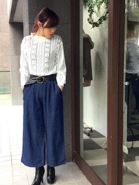 「MARLENE JOBERT（マルレーヌ　ジョベル）のアイテム」を使った、libelle more staffさん（レディース・164cm）の冬コーディネート