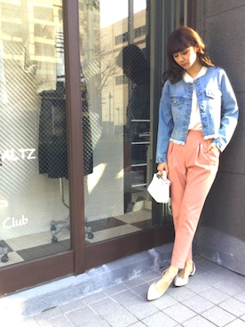 「CHARM BERRY TIC（チャームベリーチック）のアイテム」を使った、libelle more staffさん（レディース・164cm）の冬コーディネート