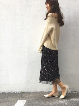 「CHARM BERRY TIC（チャームベリーチック）のアイテム」を使った、libelle more staffさん（レディース・164cm）の冬コーディネート