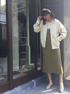 「MARBLE WALTS（マーブルワルツ）のアイテム」を使った、libelle more staffさん（レディース・164cm）の冬コーディネート