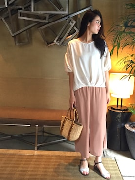 「MARLENE JOBERT（マルレーヌ　ジョベル）のアイテム」を使った、libelle more staffさん（レディース・164cm）の春コーディネート