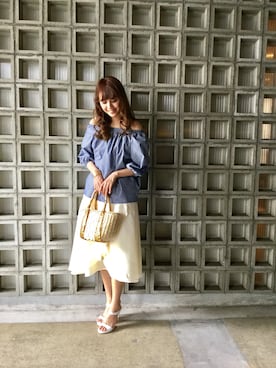 「MARLENE JOBERT（マルレーヌ　ジョベル）のアイテム」を使った、libelle more staffさん（レディース・164cm）の春コーディネート