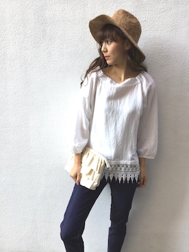 「MARBLE WALTS（マーブルワルツ）のアイテム」を使った、libelle more staffさん（レディース・164cm）の春コーディネート