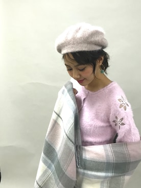 「MARBLE WALTS（マーブルワルツ）のアイテム」を使った、libelle more staffさん（レディース・164cm）の秋コーディネート