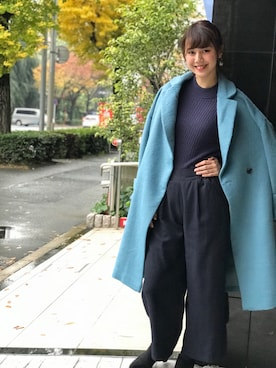 「おとなコーデ」｜「アイテム（その他アウター）」を使った、libelle more staffさん（レディース・164cm）の冬コーディネート
