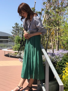 「MARBLE WALTS（マーブルワルツ）のアイテム」を使った、libelle more staffさん（レディース・164cm）の春コーディネート