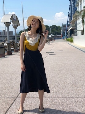 「n'ee-ne（ネーネ）のアイテム」を使った、libelle more staffさん（レディース・164cm）の夏コーディネート