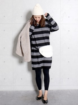「n'ee-ne（ネーネ）のアイテム」を使った、libelle more staffさん（レディース・164cm）の秋コーディネート