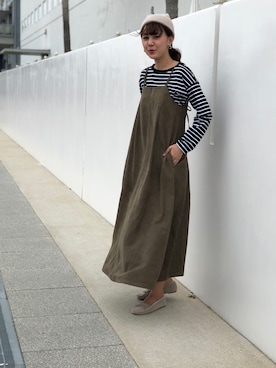 「n'ee-ne（ネーネ）のアイテム」を使った、libelle more staffさん（レディース・164cm）の秋コーディネート