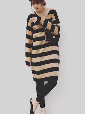 「n'ee-ne（ネーネ）のアイテム」を使った、libelle more staffさん（レディース・164cm）の秋コーディネート