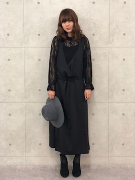 「n'ee-ne（ネーネ）のアイテム」を使った、libelle more staffさん（レディース・164cm）の秋コーディネート