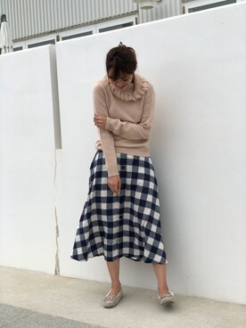 「MARBLE WALTS（マーブルワルツ）のアイテム」を使った、libelle more staffさん（レディース・164cm）の秋コーディネート